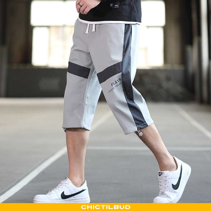 Shorts bukser casual løse trend sommer grå - chictilbud.com