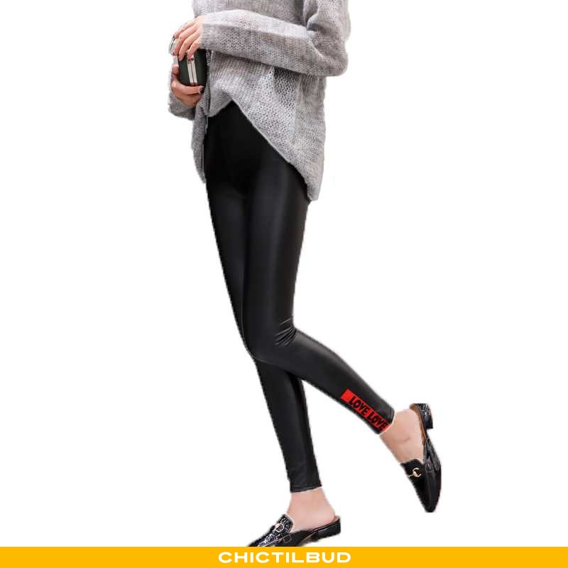 Leggings Dame Bukser Slim Fit Ren