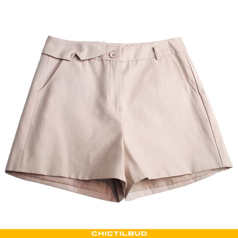 Shorts Dame Mode Hot Bukser Khaki