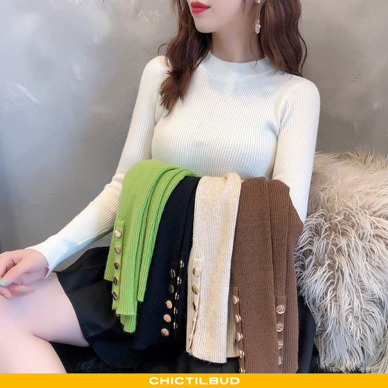 Sweatere Dame Sweater Elegante Ren Hvid