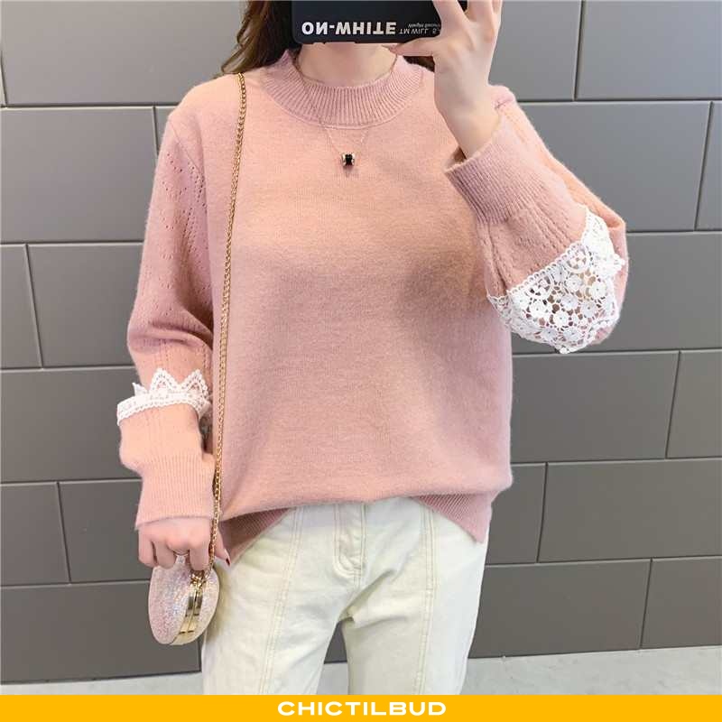 Sweatere Dame Sweater Slim Fit Smuk