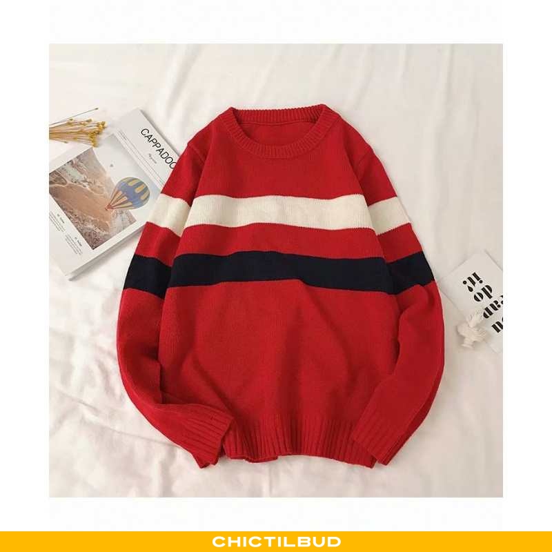 Sweatere Herre Sweater Vintage Rød