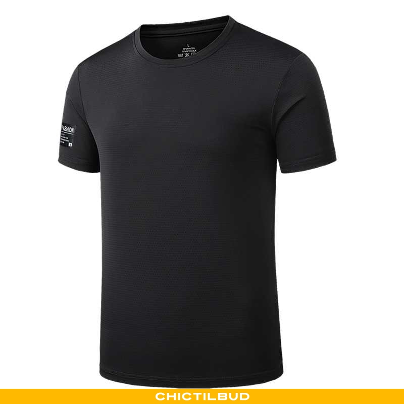 T-shirts Herre Outdoor Åndbare Sort