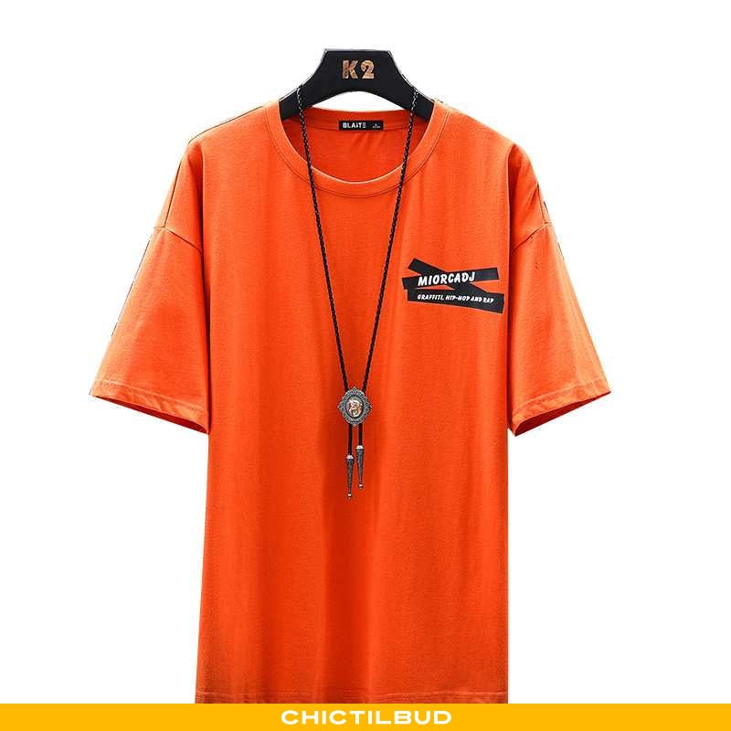 T-shirts Herre Trend Ny Orange